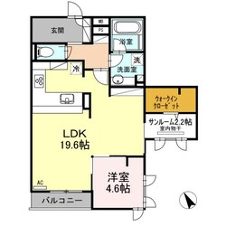 Ｄ-Residence御船町の物件間取画像